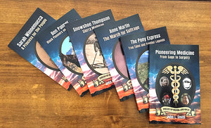 Fields of Silver and Gold 6 Book Set: Pony Express, Pioneering Medicine, Sarah Winnemucca, Snowshoe Thompson, Anne Martin, and Ben Palmer